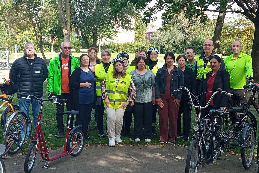 Fahrradkurs beim Stadtteilhaus Fahrradkurs beim Stadtteilhaus
